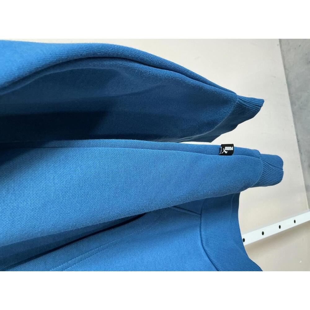 PUMA Blue Men's Hoodie with Logo - Picture 5 of 8